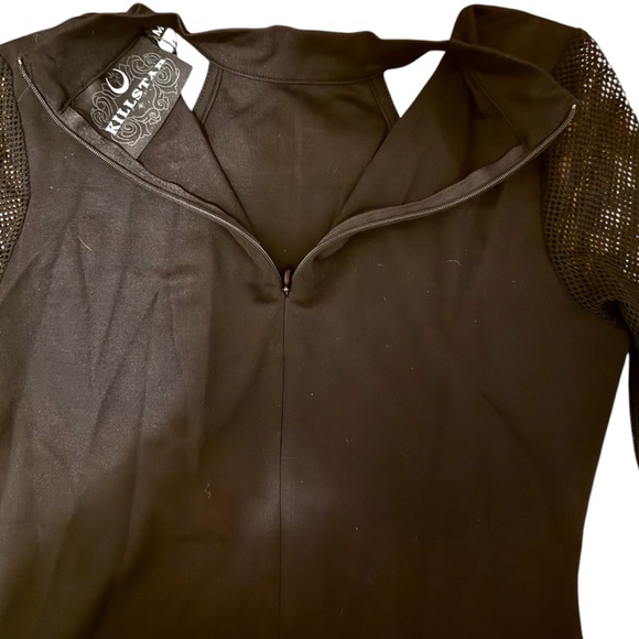 Killstar NWT Lazer Beam Fishnet sleeve top size Med - Picture 7 of 8